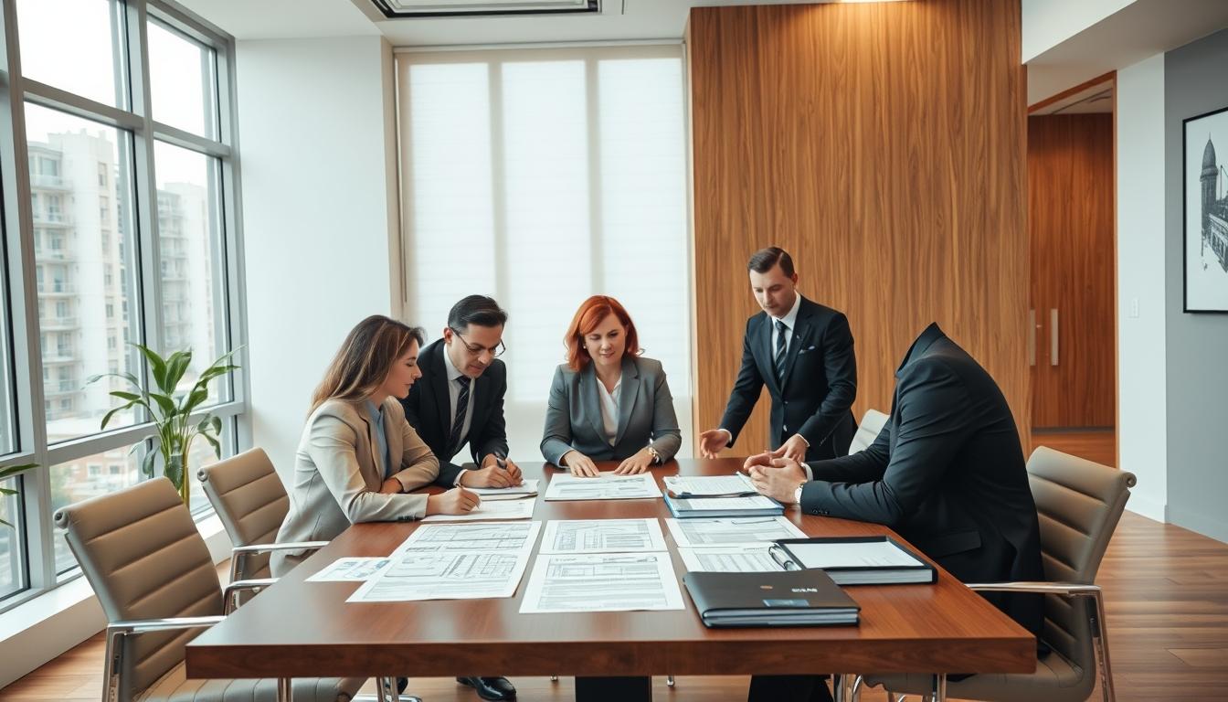 Senior legal team and family support